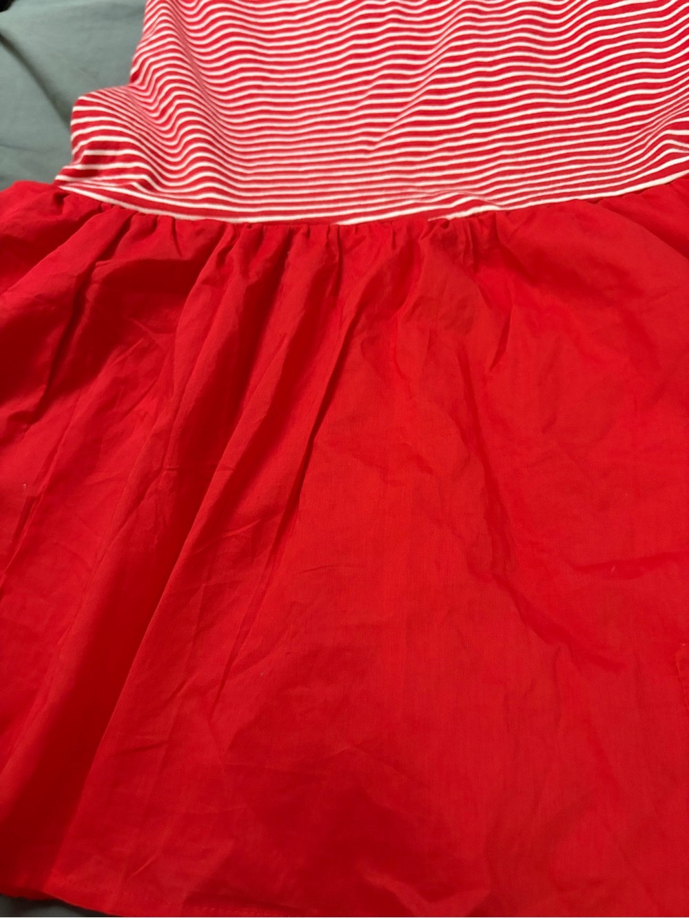 Hollister striped Tube Top Red Skirted Romper - Women size Small - NWT - Picture 7 of 8